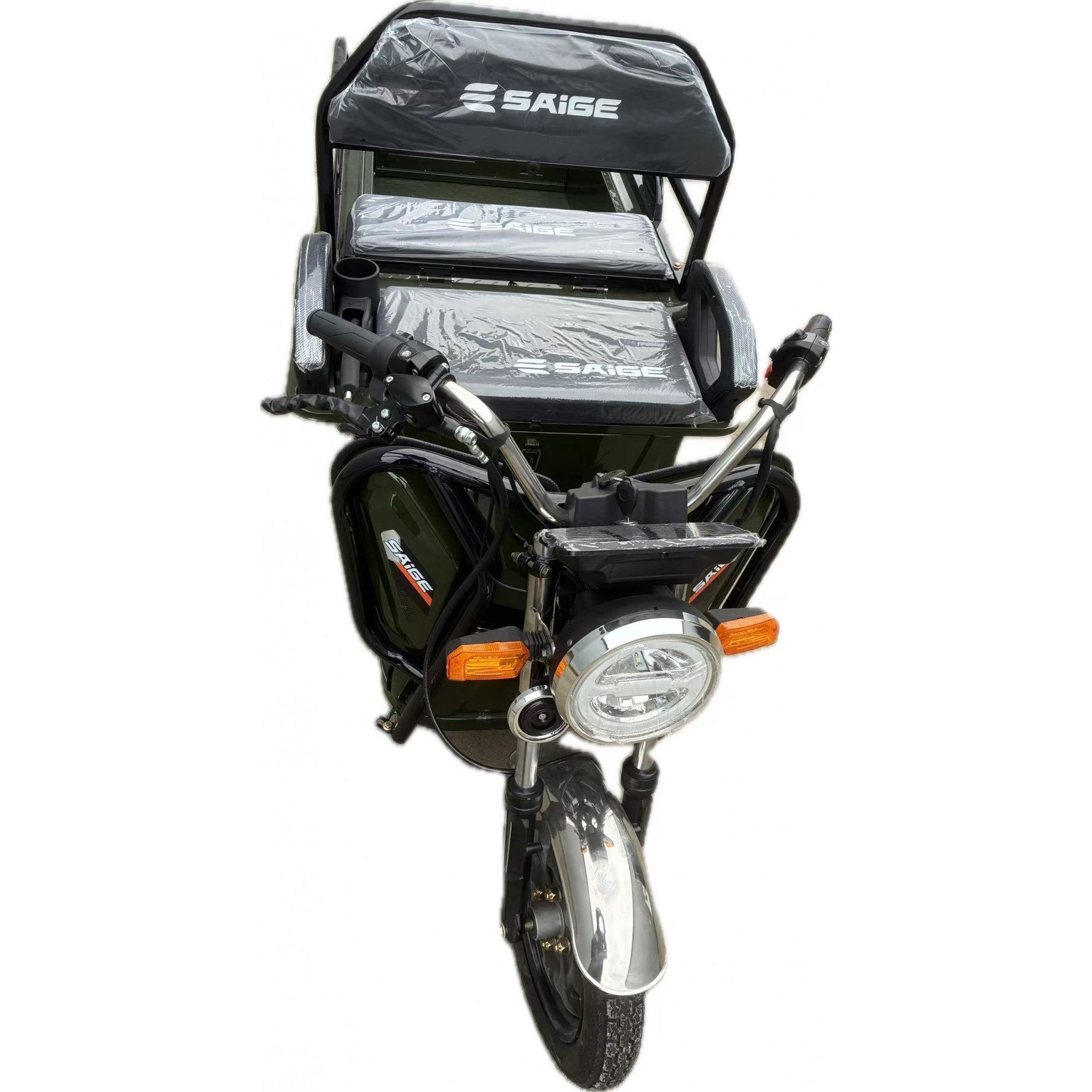 Triciclu Electric de Marfa XPB, Saige, Viteza Maxima 25 km/h, Motor 1600W, Baterie 60V/20Ah, Fara Permis,
