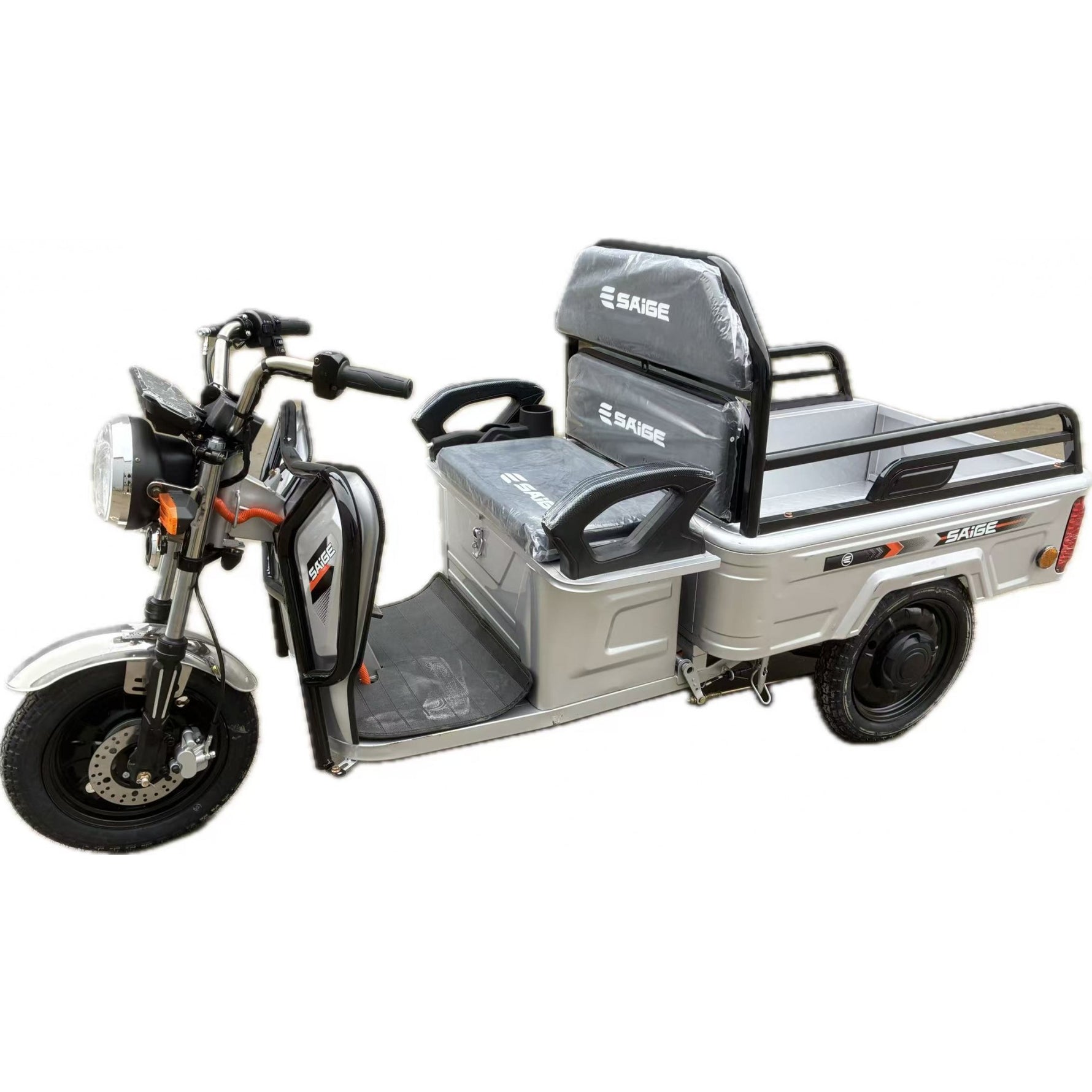Triciclu Electric de Marfa XPB, Saige, Viteza Maxima 25 km/h, Motor 1600W, Baterie 60V/20Ah, Fara Permis,
