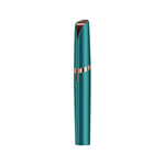 Trimmer Facial, Flippy, pentru Sprancene, Incarcare USB, 1.5 x 13 cm, din ABS, Verde