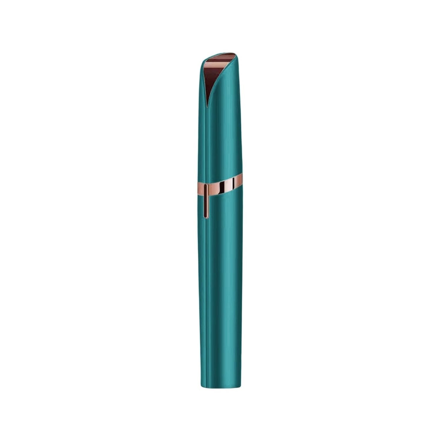Trimmer Facial, Flippy, pentru Sprancene, Incarcare USB, 1.5 x 13 cm, din ABS, Verde