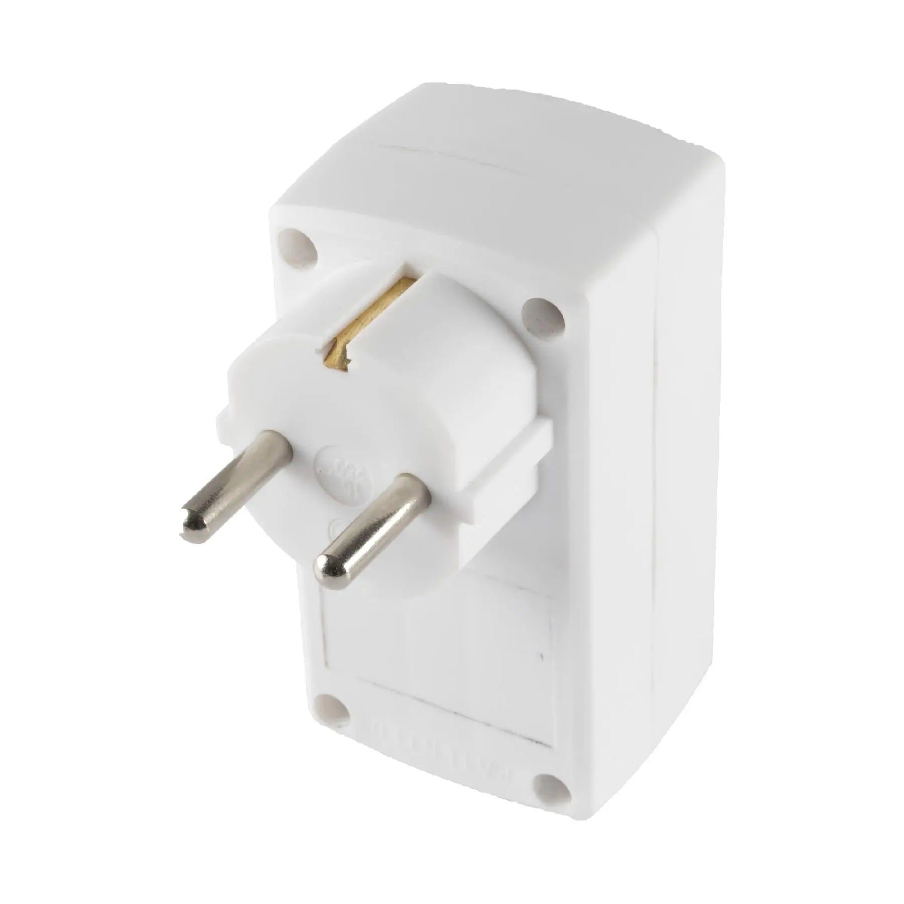 Triplu stecher distribuitor 2x Euro 1x Schuko 16A 3680W Home NV 131/WH