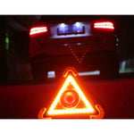 Triunghi Multifunctional de Avertizare, Flippy, Lanterna LED, Impermeabil IP65, 800 lm, 2 x AA, Functie Incarcare