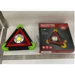 Triunghi Multifunctional de Avertizare, Flippy, Lanterna LED, Impermeabil IP65, 800 lm, 2 x AA, Functie Incarcare