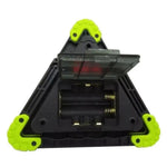Triunghi Multifunctional de Avertizare, Flippy, Lanterna LED, Impermeabil IP65, 800 lm, 2 x AA, Functie Incarcare