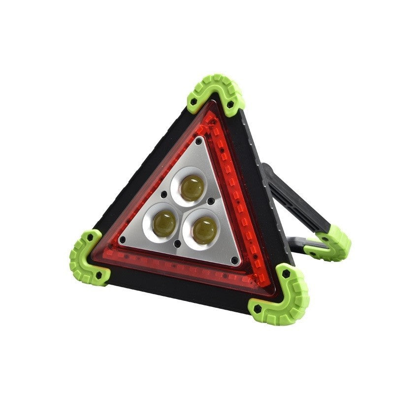 Triunghi Multifunctional de Avertizare, Flippy, Lanterna LED, Impermeabil IP65, 800 lm, 2 x AA, Functie Incarcare