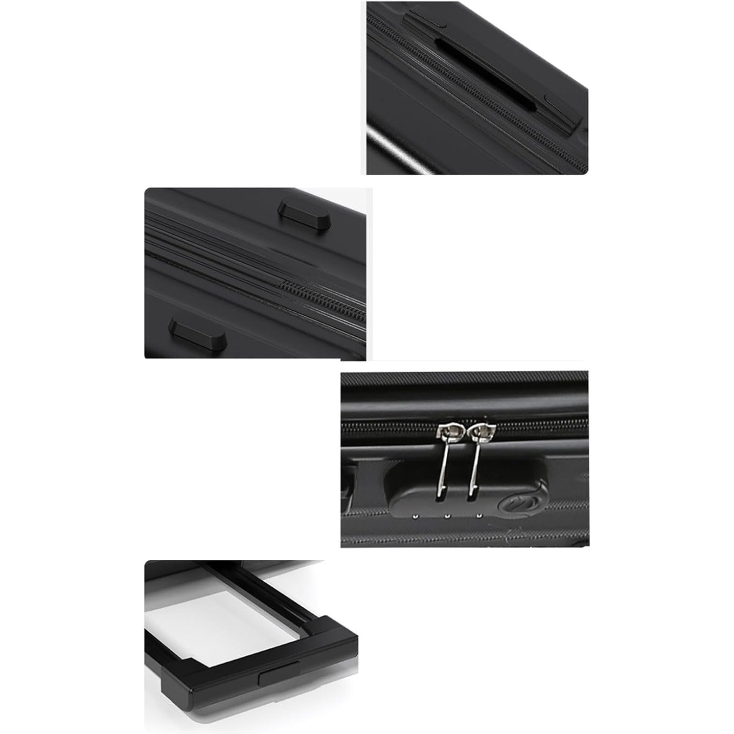Troler de Calatorie, Flippy, 56 x 35 x 22 cm, 4 Roti, Maner Reglabil, din ABS, cu Fermoar, Blocare cu Cod, Impermeabil,