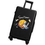Troler de Calatorie, Flippy, 56 x 35 x 22 cm, 4 Roti, Maner Reglabil, din ABS, cu Fermoar, Blocare cu Cod, Impermeabil,