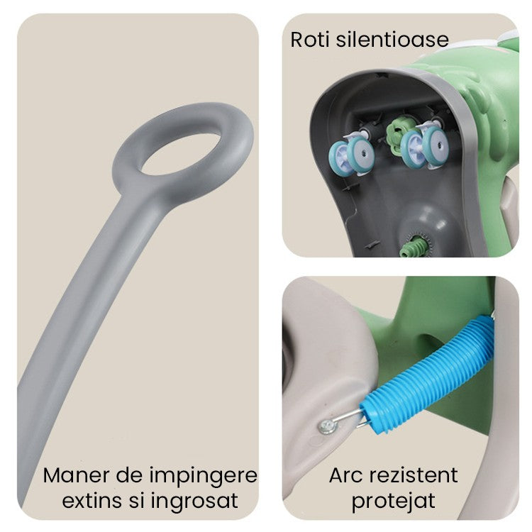 Masinuta Balansor Multifunctionala pentru Copii, Flippy, Model Cal Scooter de tip Masinuta Balansor, Varsta 1-3 ani, 93