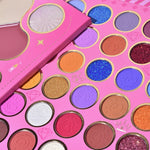 Trusa de Machiaj, KEVIN & COCO, Princess Palette. Fard de Pleoape, Iluminator, Corector, Ruj, 79 culori, 19.7 x 20 x 2