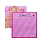 Trusa de Machiaj, KEVIN & COCO, Princess Palette. Fard de Pleoape, Iluminator, Corector, Ruj, 79 culori, 19.7 x 20 x 2