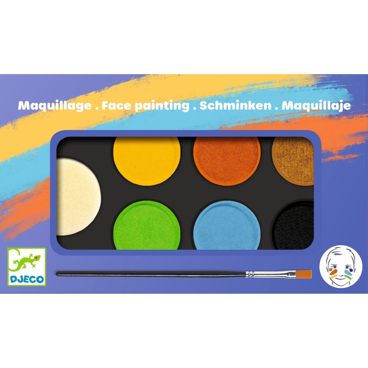 Trusa make-up culori natur non alergice, Djeco