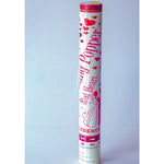 Tun Confetti, Flippy, Model Wedding Popper Inimi, 40 cm, Ambalaj din Carton, Eliberare prin Rasucire, Rosu