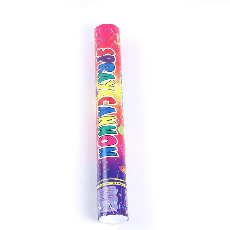 Tub de Confetti, Flippy, Clasic, 80x5 cm, Confetii Asortate din Plastic, Eliberare prin Rasucire, Multicolor