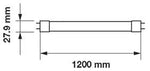 Tub LED T8 120cm 18W plastic 6400K V-Tac cu chip SAMSUNG