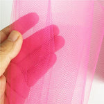 Tul Decorativ, Flippy, 15 cm Latime, 22 cm Lungime, din Poliester, Roz