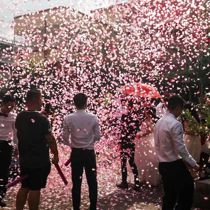 Tun Confetti, Flippy, Confetti Inimioare si Mesaj Love, 40 x 5 cm, Roz Alb