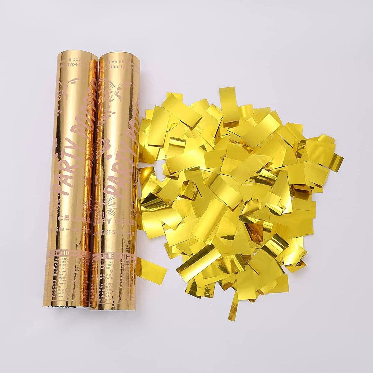 Tun Confetti Petrecere, Flippy, Lungime 30 cm, Auriu