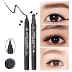 Tus Lichid pentru Ochi, Flippy, 2 Capete, Eyeliner si Stampila Inima, Pentru Ochi si Corp, 50 g, Rezistent la Apa, 12.7