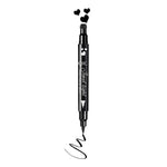 Tus Lichid pentru Ochi, Flippy, 2 Capete, Eyeliner si Stampila Inima, Pentru Ochi si Corp, 50 g, Rezistent la Apa, 12.7