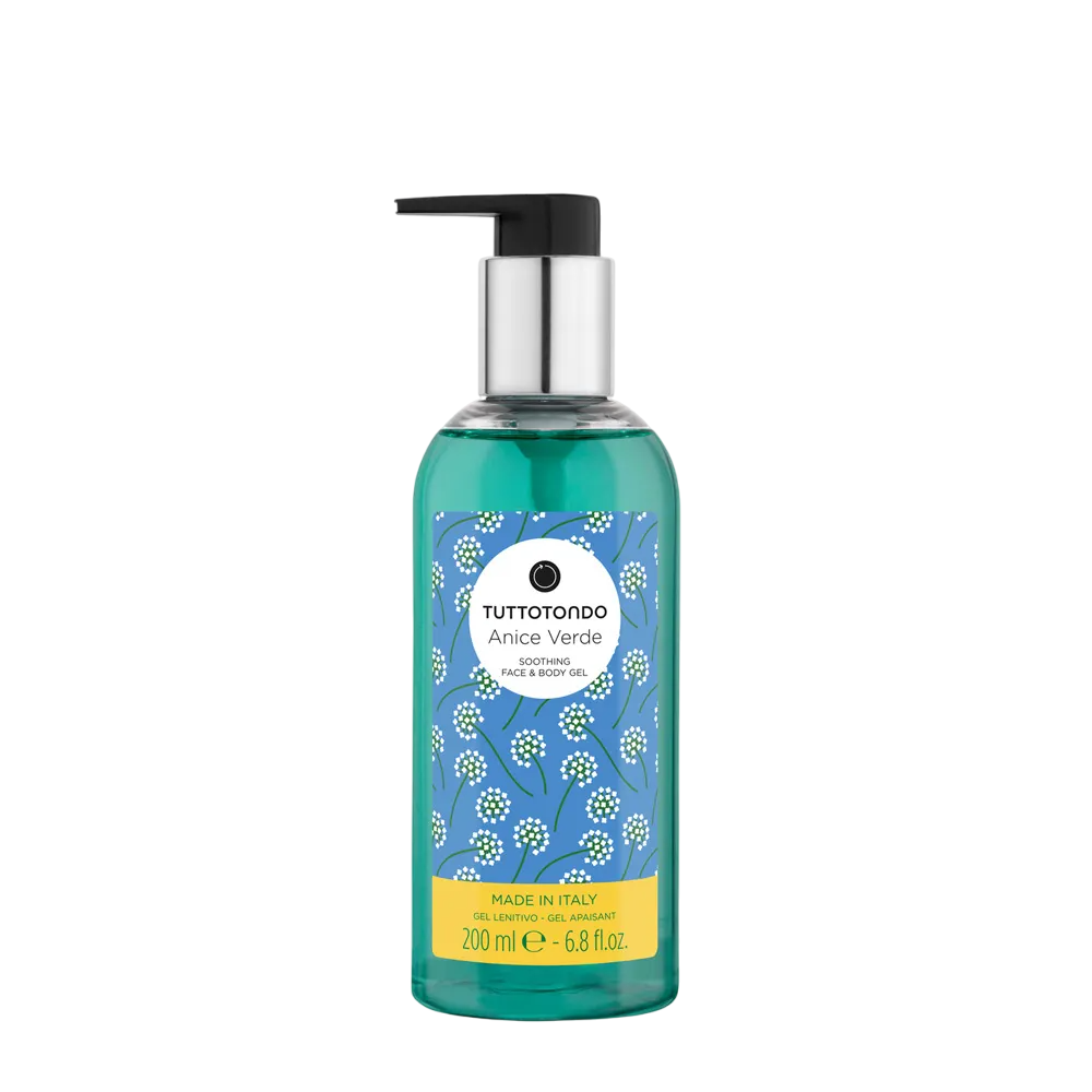 Tuttotondo, Anice Verde, Calmant, Gel de duș, Pentru toate tipurile de piele, 200 ml