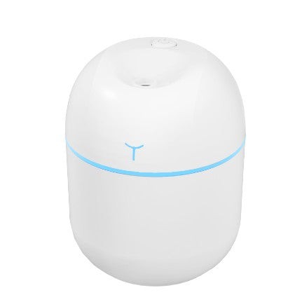 Mini Umidificator Portabil, Flippy, 2 Moduri, Aromaterapie, Silentios, Lumina Ambientala, Incarcare USB, 220 ml, 8 x 8