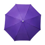 Umbrela de Cap, Flippy, Diametru 69 cm, Snur Reglabil de Cap, Protectie UV/Ploaie, Mov