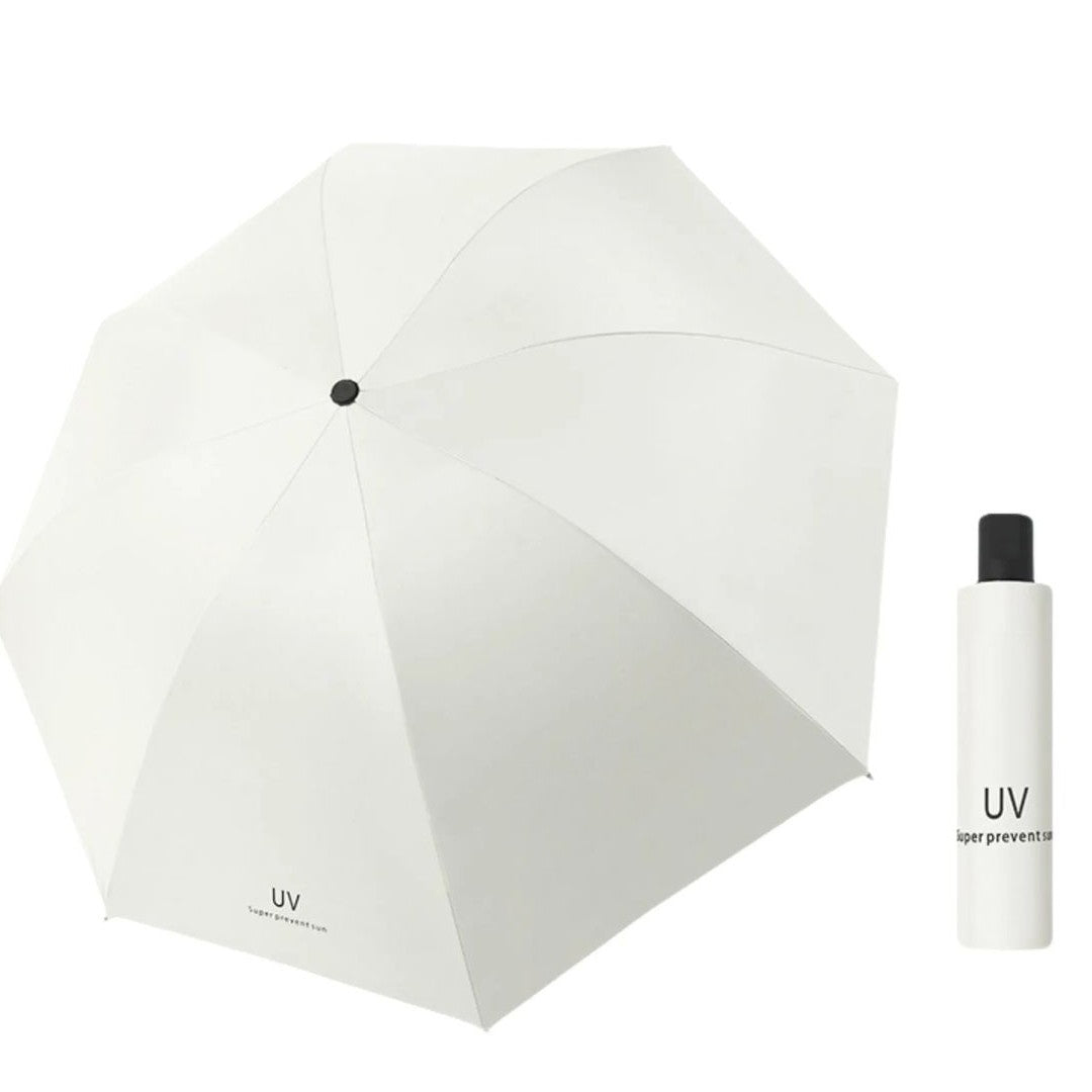 Umbrela de Ploaie Unisex, Flippy, cu Protectie UV Soare, Rezistenta la Vant si Ploaie, Pliabila, din Vinil si Otel, 96
