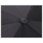 Umbrela, Flippy, Protectie UV Soare, Protectie Ploaie, Pliabila, din Vinil si Otel, 96 x 67 cm, Negru
