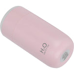 Umidificator, H2O, cu Difuzor de Aroma, Lumina de Noapte LED in 7 Culori, Zgomot Redus, 14.7x7.2cm, 350mL, Culoare Roz