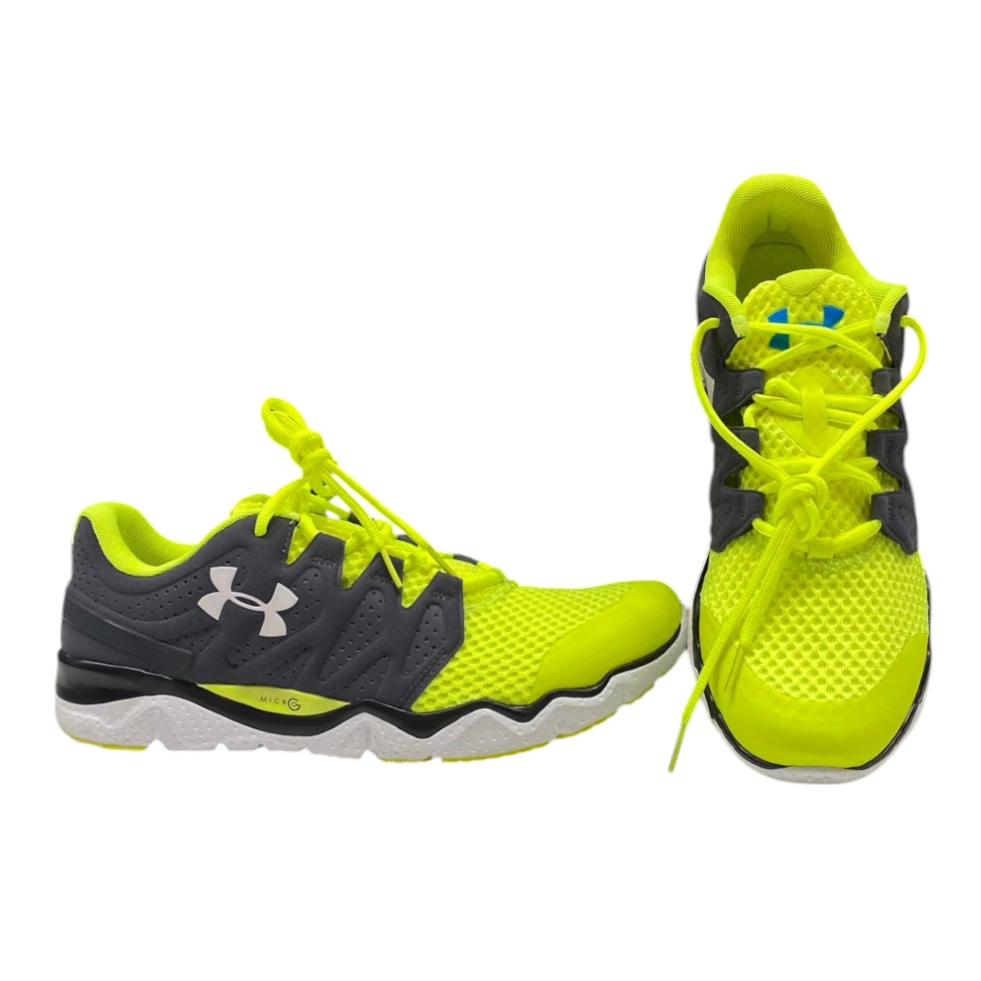 Under Armour, Micro G Optimum, Încălțăminte sport, Gri/Neon, Pentru bărbați - Olmarkt