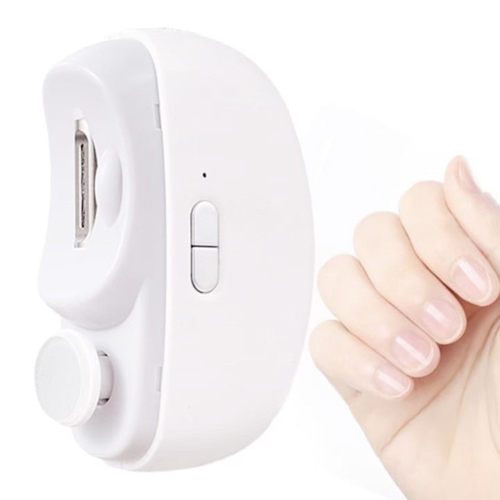 Unghiera Electrica 2 in 1, Flippy, Taiat si Slefuit, 2 Viteze, Lumina LED, Design Ergonomic, Compartiment Resturi,
