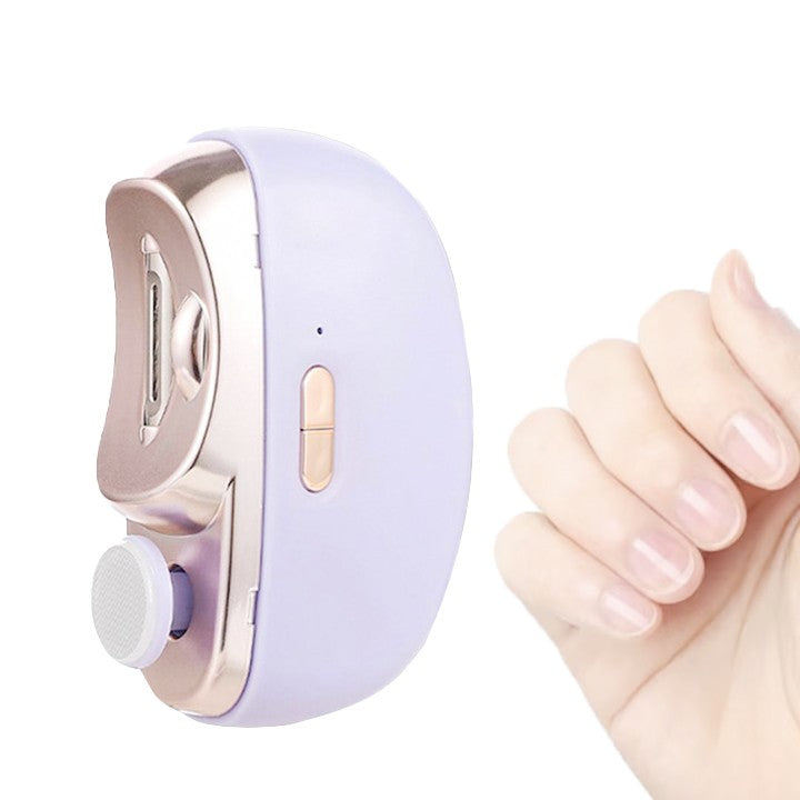 Unghiera Electrica 2 in 1, Flippy, Taiat si Slefuit, 2 Viteze, Lumina LED, Design Ergonomic, Compartiment Resturi,