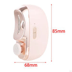Unghiera Electrica 2 in 1, Flippy, Taiat si Slefuit, 2 Viteze, Lumina LED, Design Ergonomic, Compartiment Resturi,