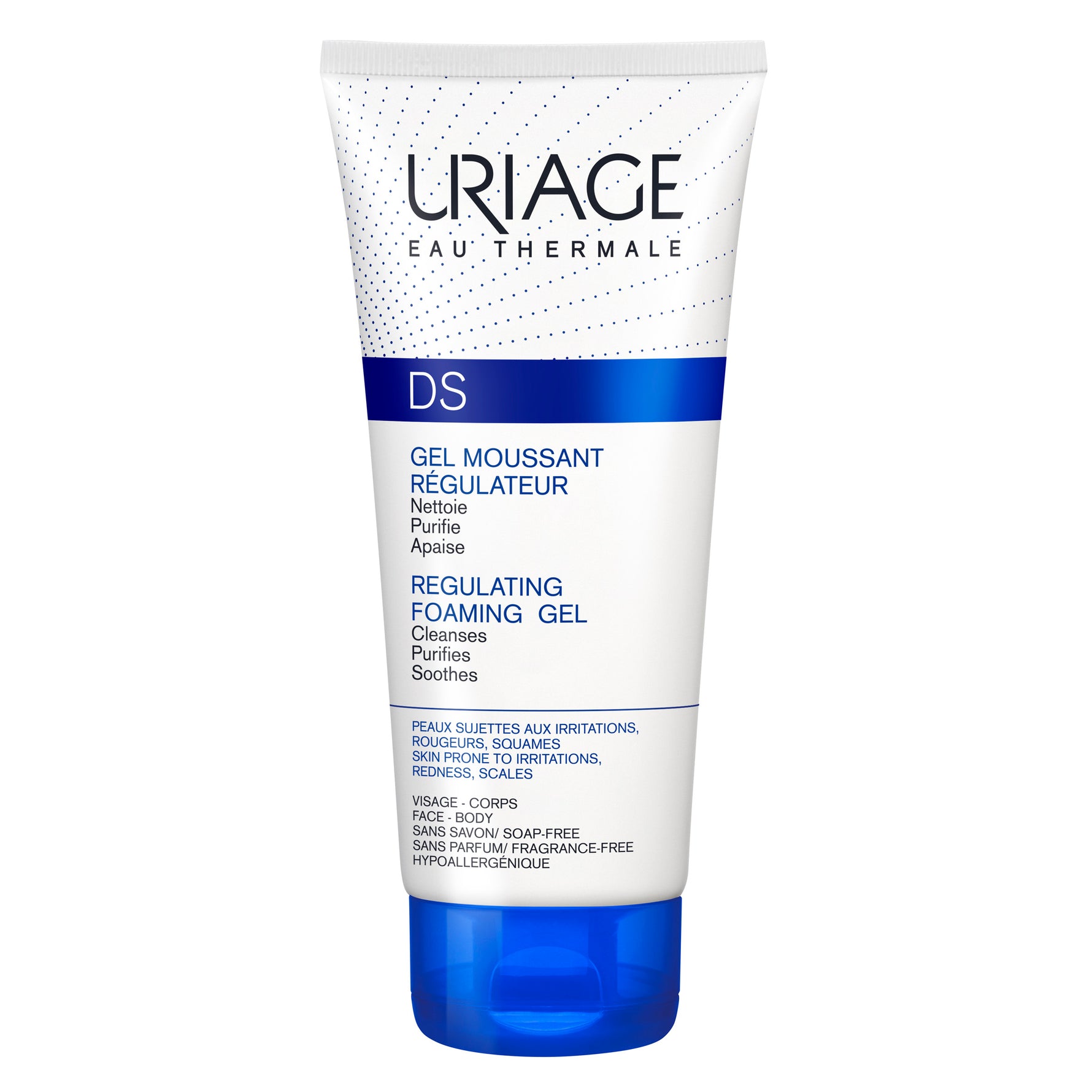 Uriage, Ds, Purificare, Gel de curățare, Pentru față, 150 ml