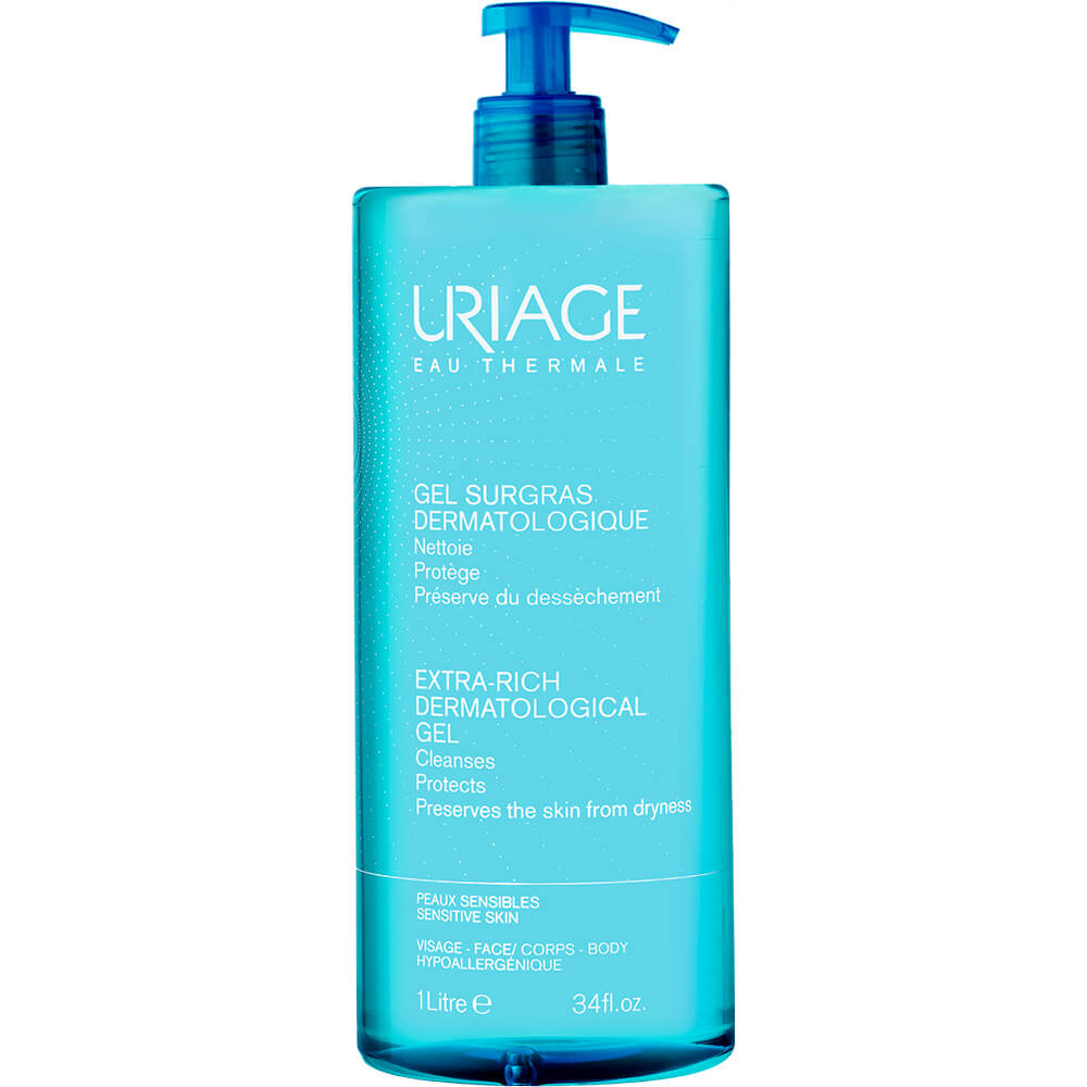 Uriage, Eau Thermale Surgras, Gel de curățare, 1000 ml