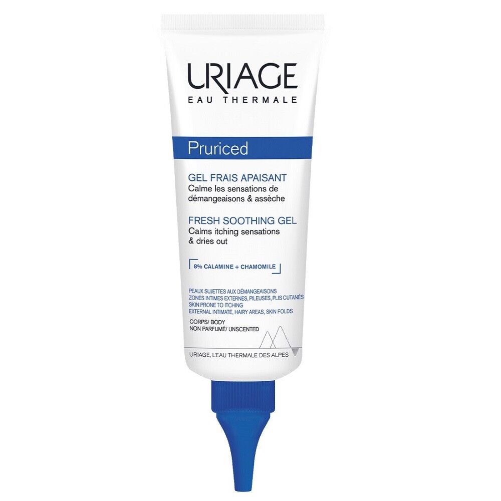 Uriage, Pruriced, Împotriva mâncărimii, Gel, Pentru față și corp, 100 ml