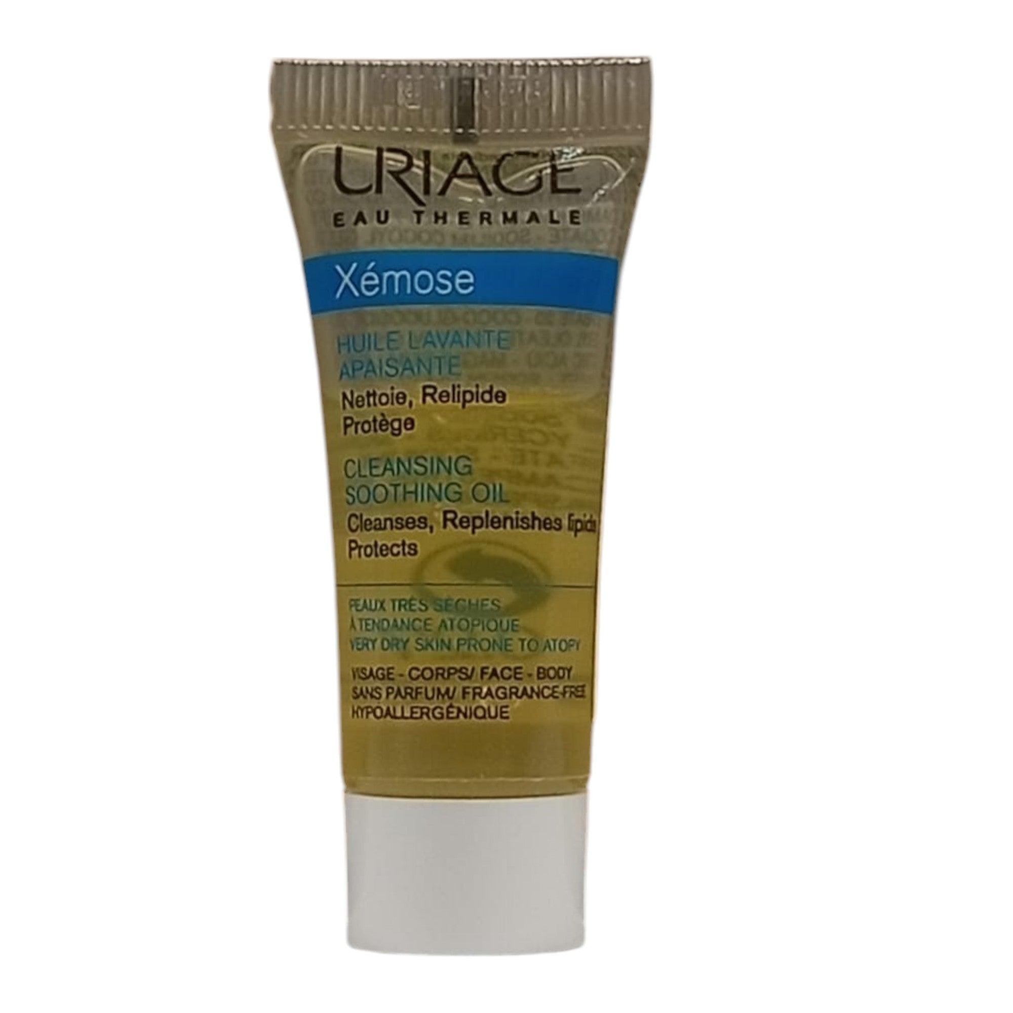 Uriage,  Xemose, Unt de shea, Calmant, Ulei de curățare, Pentru față și corp, 8 ml *Mostră - Olmarkt