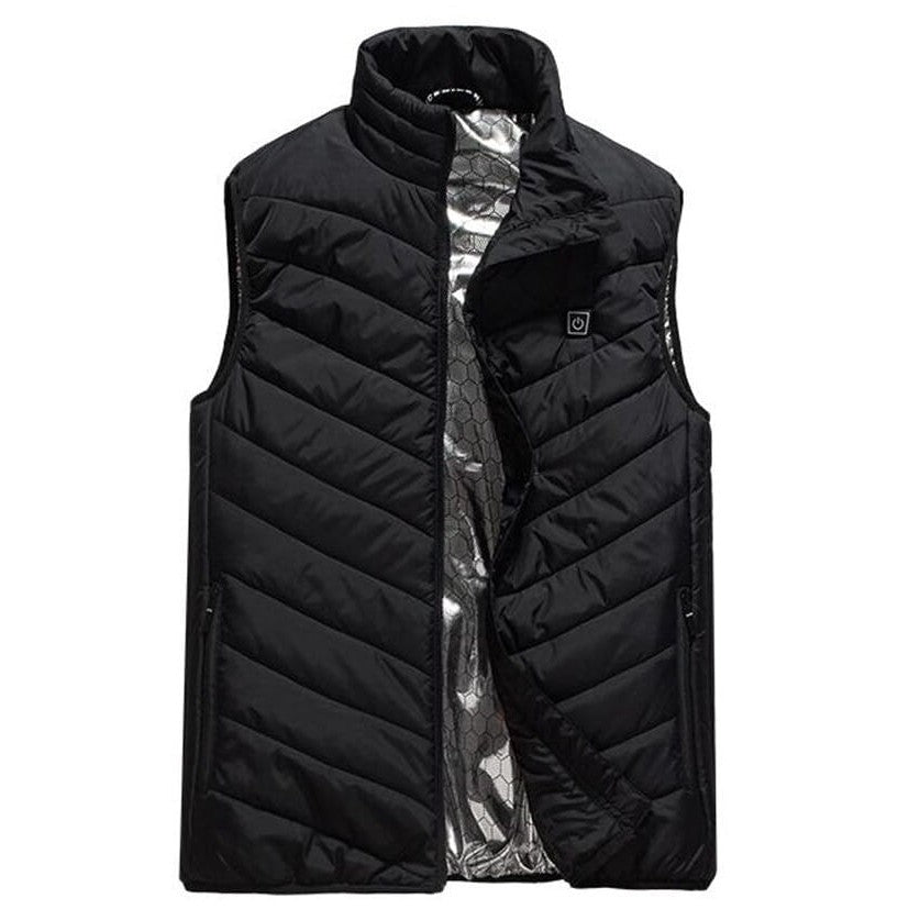 Vesta Inteligenta Incalzita, Flippy, Unisex, 2 Zone de Incalzire, Umplutura Bumbac, 3 Trepte de Temperatura, Incarcare