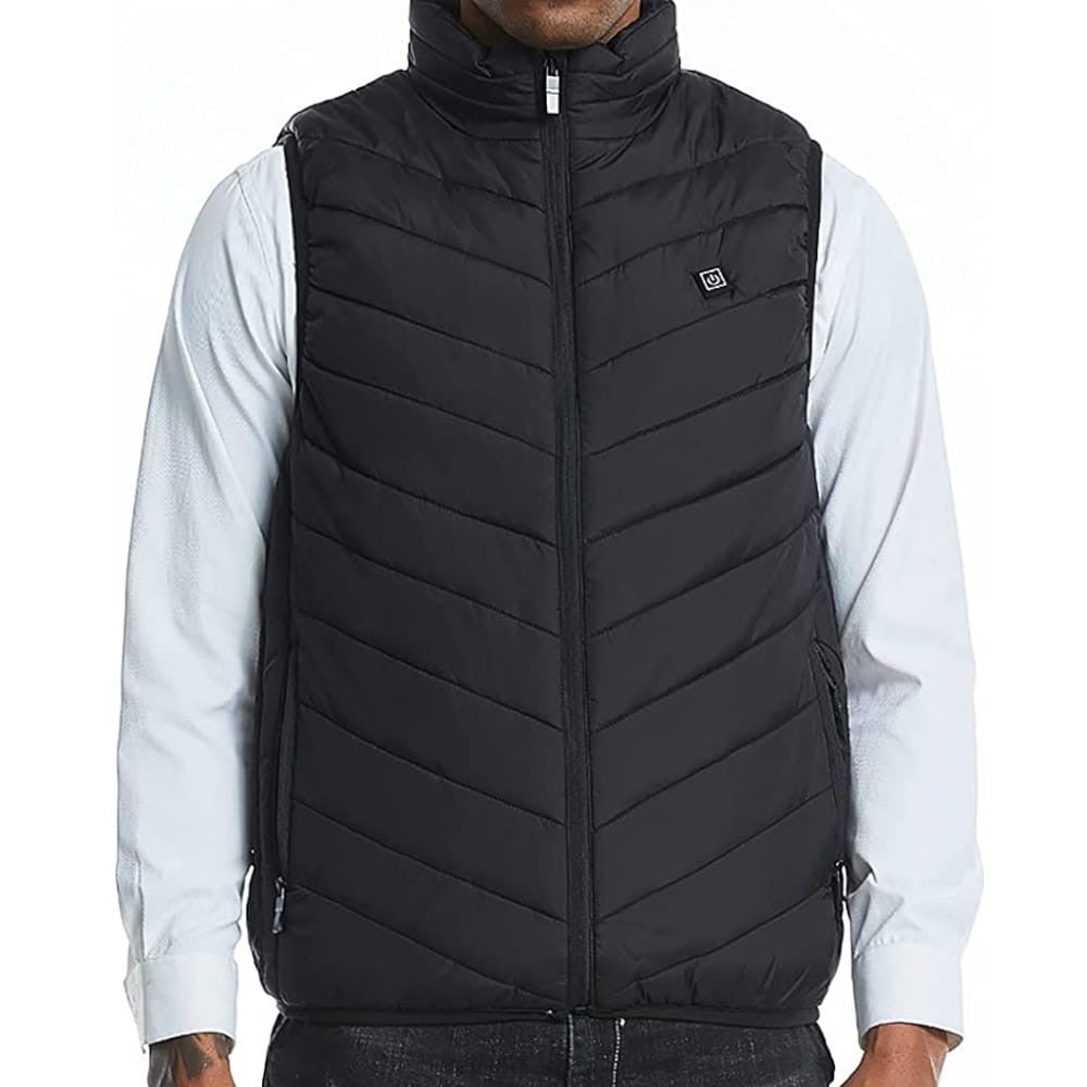 Vesta Inteligenta Incalzita, Flippy, Unisex, 2 Zone de Incalzire, Umplutura Bumbac, 3 Trepte de Temperatura, Incarcare