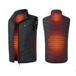 Vesta Inteligenta Incalzita, Flippy, Unisex, 2 Zone de Incalzire, Umplutura Bumbac, 3 Trepte de Temperatura, Incarcare