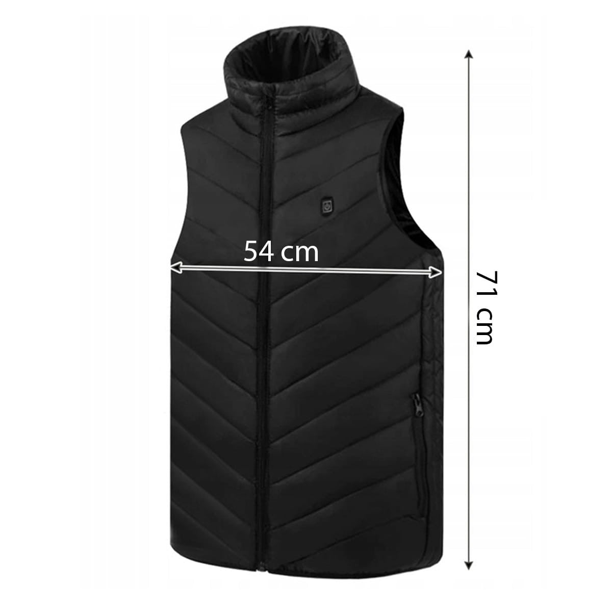 Vesta Inteligenta Incalzita, Flippy, Unisex, 2 Zone de Incalzire, Umplutura Bumbac, 3 Trepte de Temperatura, Incarcare
