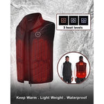 Vesta Inteligenta Incalzita, Flippy, Unisex, 2 Zone de Incalzire, Umplutura Bumbac, 3 Trepte de Temperatura, Incarcare
