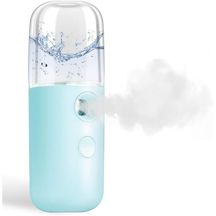 Spray de Hidratare Facială cu Tehnologie Nano, Flippy, Hidratare, Igienizare, Abur Rece, Încărcare USB, Capacitate 30