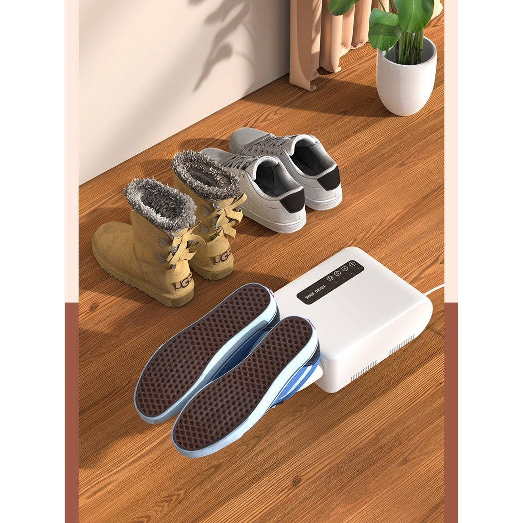 Uscator de Pantofi, Flippy, Functie de Uscare, Dezinfectie, Dezodorizare, Montaj pe Perete fara Perforare, din PVC,