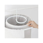 Uscator de Rufe Spiralat, Flippy, din Otel Inoxidabil de 10 mm, Detasabil, 40 x 43 x 18 cm, Alb