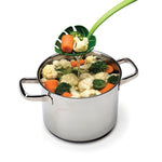 Ustensila bucatarie universala tip frunza, material ABS, creativa, design unic si modern, 30x9.5 cm, verde