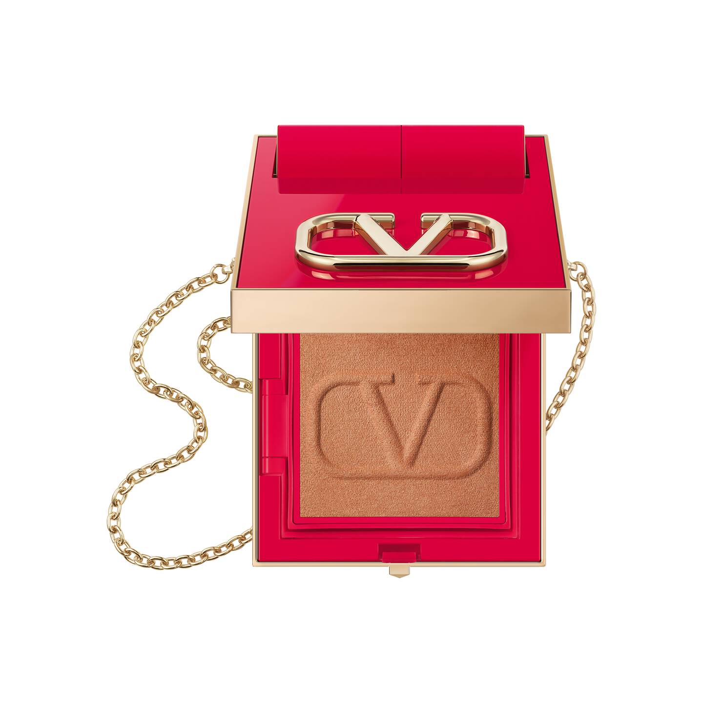 Valentino, Go-Clutch, Strălucire, Pudră compactă, 00, Bronz, 4.2 g - Olmarkt