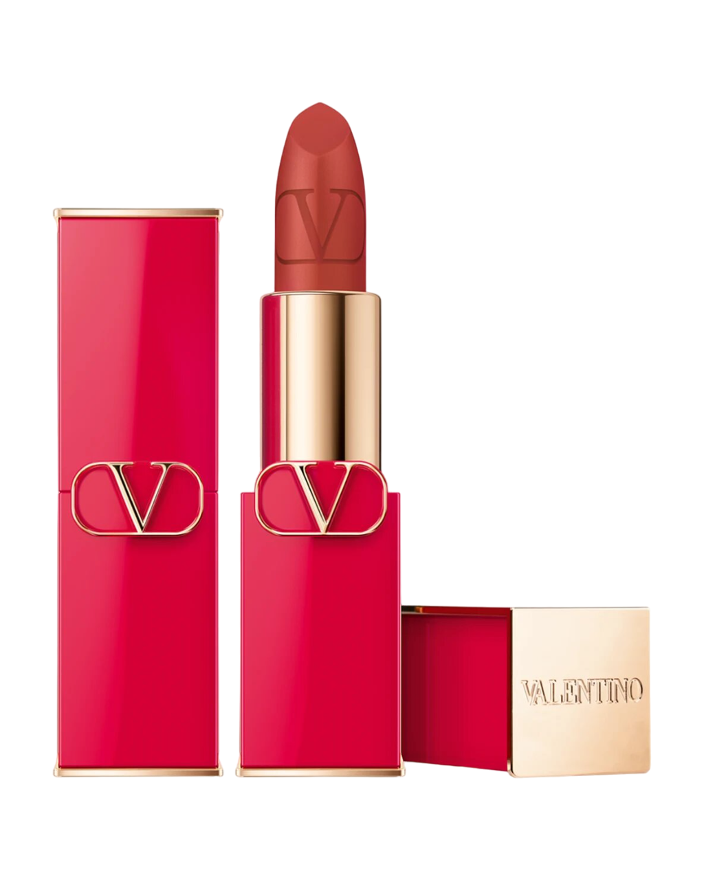 Valentino, Rosso, Mat, Ruj cremos, 409A, Reincărcabilă, 3.5 g - Olmarkt