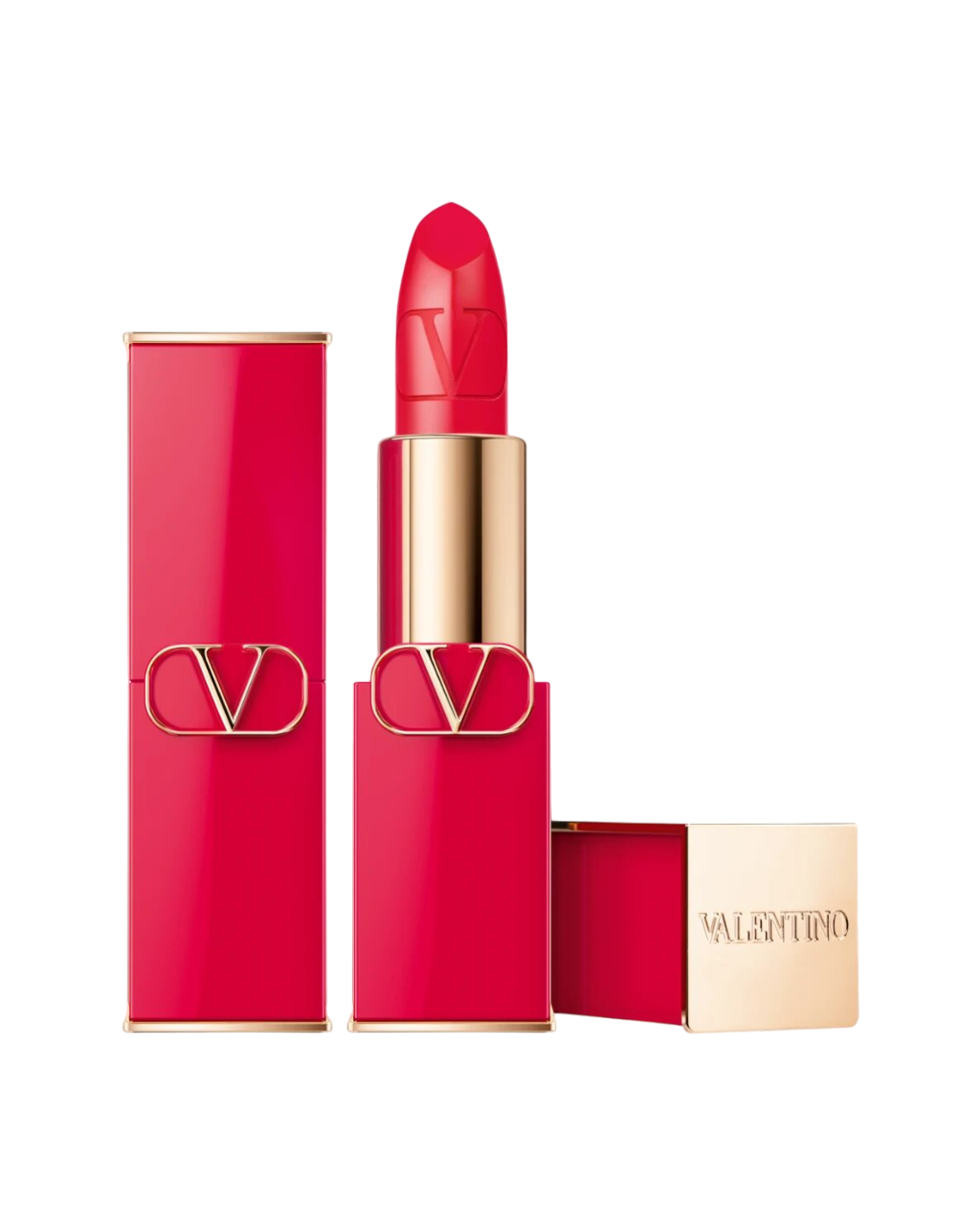 Valentino, Rosso, Finisaj satinat, Ruj cremos, 404R, Reincărcabilă, 3.5 g - Olmarkt