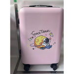 Troler de Calatorie, Flippy, 56 x 35 x 22 cm, 4 Roti, Maner Reglabil, din ABS, cu Fermoar, Blocare cu Cod, Impermeabil,
